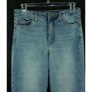 Sanctuary Social Standard Womens Jeans Size 4 High Rise Crop Straight Raw Hem
